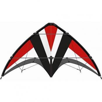 Günther Whisper 125 GX Sport Stunt Kite for Beginners, 125x54cm with Control Spools and Line, Suitable for Ages 10+