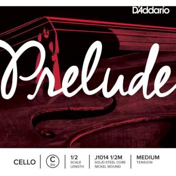 Corde de Violoncelle D'Addario Prelude C Medium 1/2 Échelle Nickel