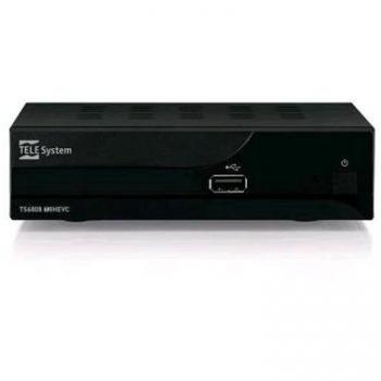 Telesystem TS6808 Full HD T2 HEVC Nero Decoder Digitale Terrestre