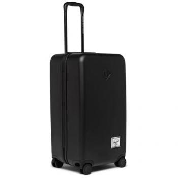 Maleta Herschel Hardshell Carry On 35L Preto com Rodas Giratórias e Alça Telescópica