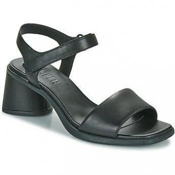 CAMPER Kiara Women's Sandals - Black, Smooth Leather, Size 38 and Size 7.5