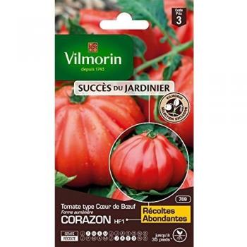 Vilmorin 3977843 Tomate cœur de bœuf, Rouge, 90 x 2 x 140 cm