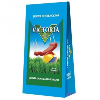 Gazon Récréatif Victoria 4 kg, mélange de semences résistant et tolérant au piétinement, idéal pour jardins et parcs