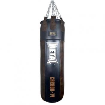 Leder-Boxsack Metal Boxe 68kg schwer gefüllt