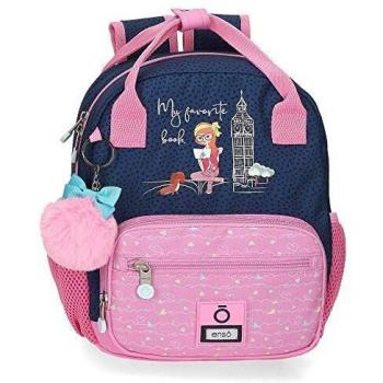 Enso My Favorite Book Bagagli- Borsa a tracolla, 23x28x10 cms, Multicolore