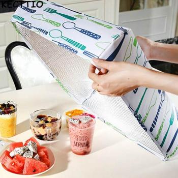 Couverture Alimentaire Pliable en Aluminium avec Isolation pour Plats et Légumes