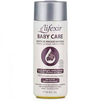 Óleo de Massagem Natural Elifexir Baby Care 125ml - Hidratação Intensiva, Calma e Relaxa, 100% Ingredientes Naturais, Uso Desde o Nascimento, Apto para Peles Sensíveis