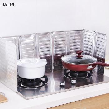 Écran anti-éclaboussures en aluminium pour cuisinière à gaz, plaque isolante et déflecteur de graisse