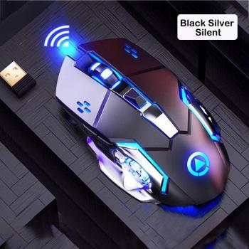 REDSTORM A4 Rechargeable Silent Wireless Gaming Mouse 1600 DPI with Backlight for PC and Laptop