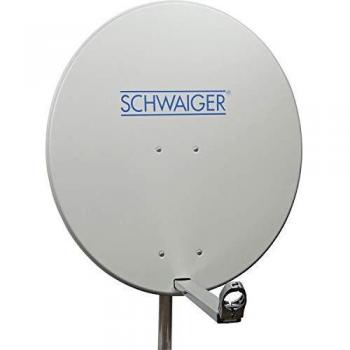 Schwaiger SPI998.0 75 cm Satellite Antenna - Light Grey Aluminum Reflector