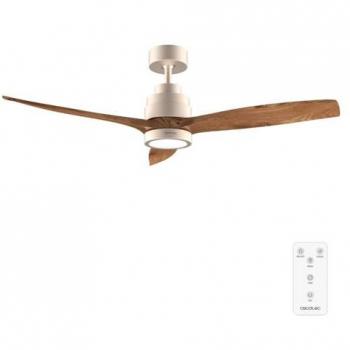 Ventilador de Techo Cecotec EnergySilence Aero 5295 GoldBlack con Luz LED, Mando a Distancia, Motor DC y 6 Velocidades - 35W