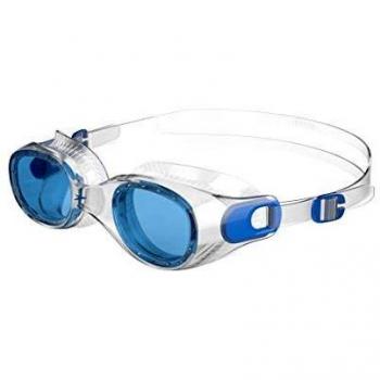 Óculos de Natação Speedo Futura Classic Unisex, Transparente/Azul, Tamanho Único