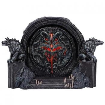 Figura de Almacenamiento Diablo IV Hells Gate 22 cm - Nemesis Now, Resina, Oficial, Compartimento Pequeño