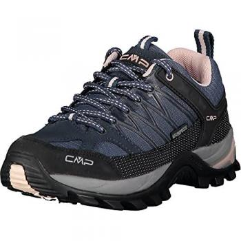 CMP Rigel Low Damen Trekkinghalbschuhe WP - Dunkelblau/Schwarz, Größe 39