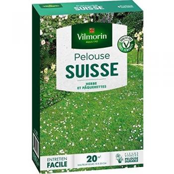 Vilmorin 4466912 Pelouse Suisse Pâquerettes, Vert, 5.8000000000000007 x 14.5 x 22 cm