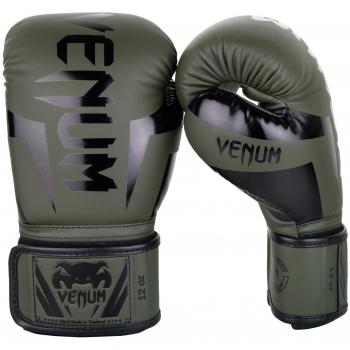 Venum Elite Boxing Gloves Unisex Adults 16 Oz Khaki/Black