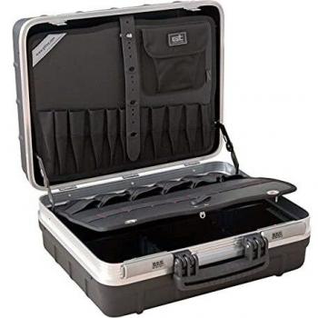 GT Line ATOMIK 215 PTS Tool Case with Combination Lock - 216 Pieces, Aluminium and Polypropylene Construction
