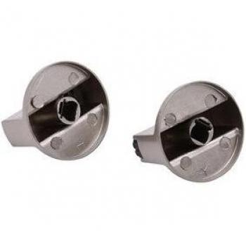 Universal Metal Gas Stove Control Knob Adaptors 6mm/4mm - 2 Pack