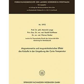 Magnetometrie und magnetokalorischer Effekt des Kobalts in der Umgebung der Curie-Temperatur