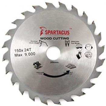 Spartacus Wood Cutting Circular Saw Blade 150mm x 20mm Bore 24 Teeth