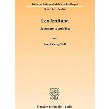 Lex Irnitana.: Gesammelte Aufsätze.