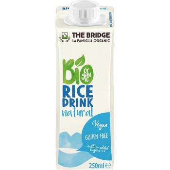 Bevanda di Riso Bio 250ml senza zuccheri aggiunti e senza glutine - The Bridge