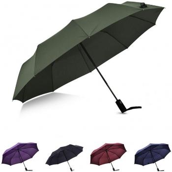 SUXMAN Parapluie Pliant Ouverture et Fermeture Automatique Mini Parapluie Homme/Femme Parapluie de Voyage Coupe-Vent en Fibre de Verre Incassable