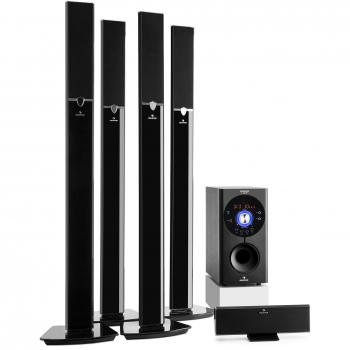Auna Areal 653 5.1 Channel Surround Sound System with Bluetooth, USB, SD, and AUX - 145W RMS
