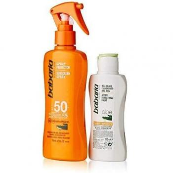 Babaria Set de Proteção Solar Aloe Vera SPF50 (Leite + After Sun) 300ml