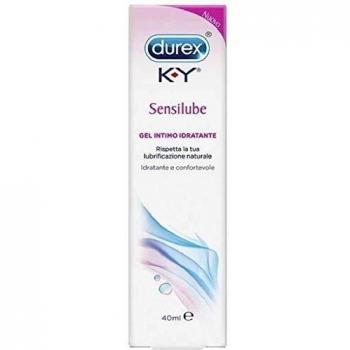 Durex Sensilube K-Y Gel Íntimo Lubrificante 75ml - Lubrificante íntimo à base de água, fórmula suave e não pegajosa, compatível com preservativos, ideal para aumentar o conforto durante a