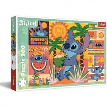 Trefl Puzzle 500 Teile - Disney Lilo & Stitch (Urlaub auf Hawaii)