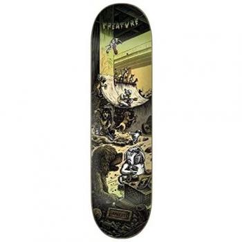 Creature Bridge Dawgz Skateboard Deck - 8.3 Grey, Brown, Green