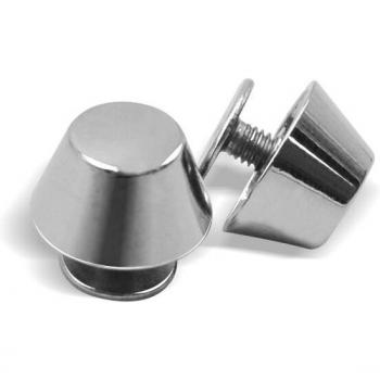 10 Pack Leather Metal Bottom Studs Rivets for Shoulder Bags - 11mm & 13mm Solid Screw Accessories