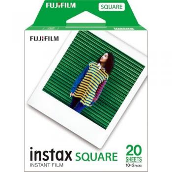 Fujifilm Instax Square Instant Film White Border Twin Pack (2 x 10 Photos)