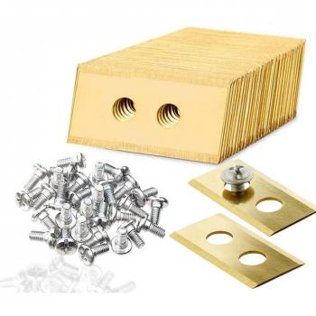 Lame de remplacement pour robot tondeuse Worx Landroid, 30 pièces avec 60 vis, en métal plaqué