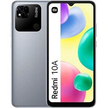 Smartphone Xiaomi Redmi 10A 4Go RAM, 128Go, écran 6,53, Dual SIM, Argent