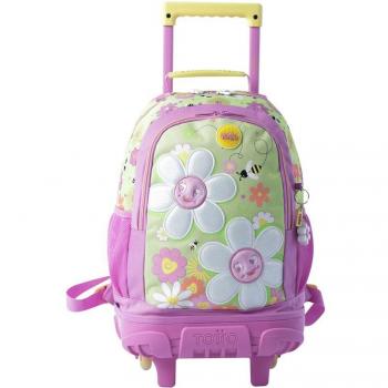 Mochila Totto Margarita M infantil con ruedas