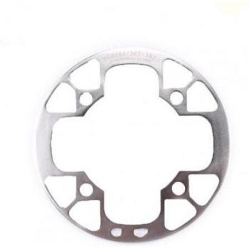 104BCD Narrow Wide Oval Round Chainring for MTB - 32T to 42T with Chain Protector