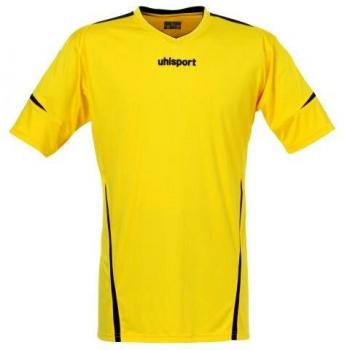 uhlsport équipe Maillot à Manches Courtes XL maisgelb/Schwarz