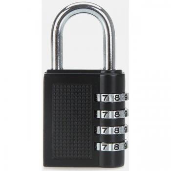 Heavy Duty 4-Dial Weatherproof Security Padlock for Outdoor Gym Use - 80x42x20mm Combination Lock