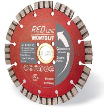 Disque de diamant Montolit 190 mm pour béton, granit, porphyre et pierres dures - modèle Lasermont LBH190