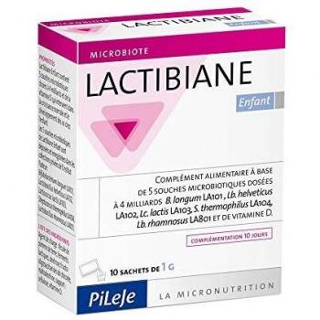Lactibiane Criança Pileje - 10 Sachês de 2,5g Probiótico para Regeneração da Flora Intestinal Infantil