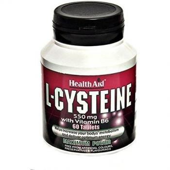 Comprimidos de L-Cisteína 550mg com Vitamina B6 - 60 Unidades