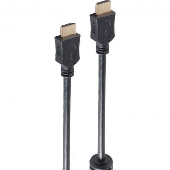 Cavo Video HDMI A maschio a HDMI A maschio, placcato oro con ferrite, Full HD, Ultra HD, 3D, 1.5m