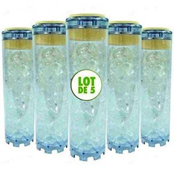 Kit di 5 Cartucce in Polifosfato - 93/4 per Portafiltro Acqua