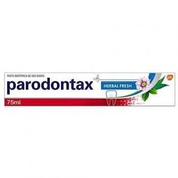 Dentifício Parodontax Herbal Fresh 75 ml - Eucalipto e Menta com Bicarbonato de Sódio para Gengivas Saudáveis