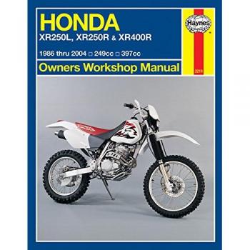 Honda XR250L, XR250R & XR400R 1986 - 2004: 249cc, 397xx