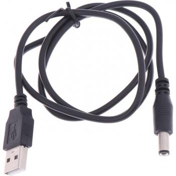 USB 5V Power Charger Cable with 5.5mm DC Plug for MP3/MP4 Player - 80cm