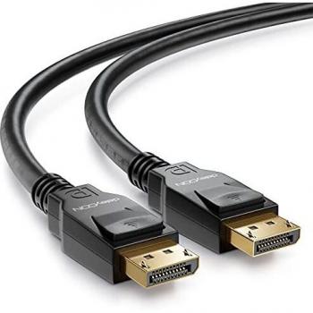 deleyCON 2m DisplayPort 8K Kabel 1.4-1080P 4K 8K UHD - HBR3 HDR 10 DSC 32,4 Gbit/s - 60hz bis 240hz