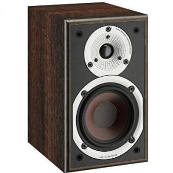DALI Spektor 1 Walnut Compact Bookshelf Speakers - Ultra-Compact Design, Brilliant Sound Quality